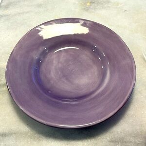 Pottery Barn Sausalito Fig Purple Dinner Plate 10”